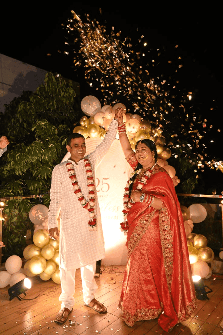 Varmala couple